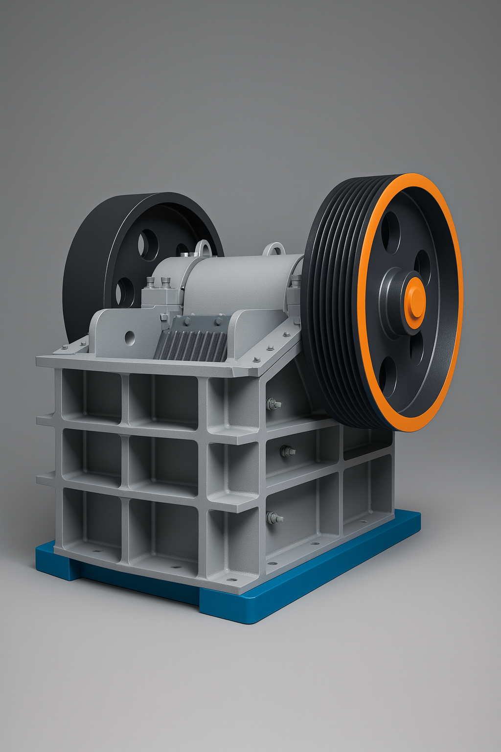 Chancador de Mandíbula - Render 3D