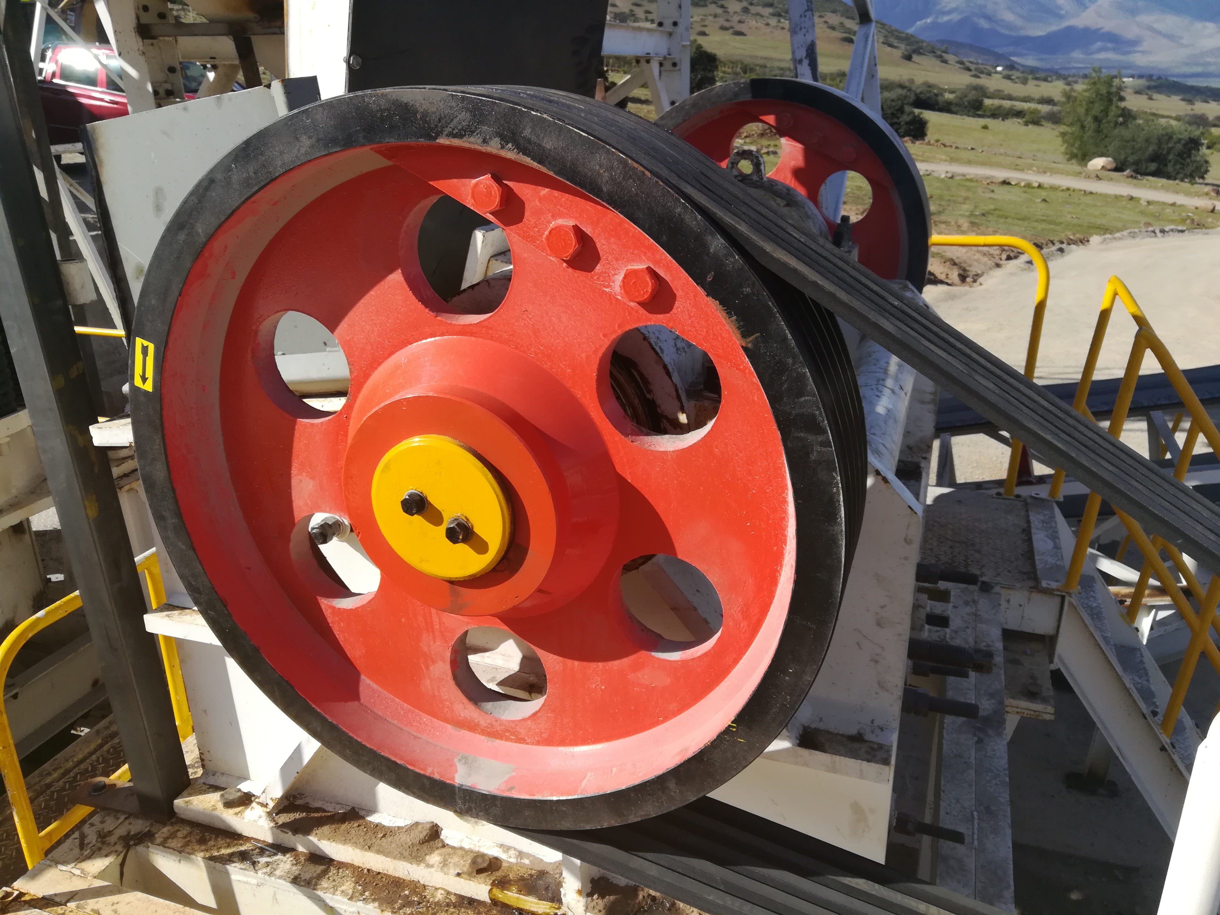 Volante del chancador