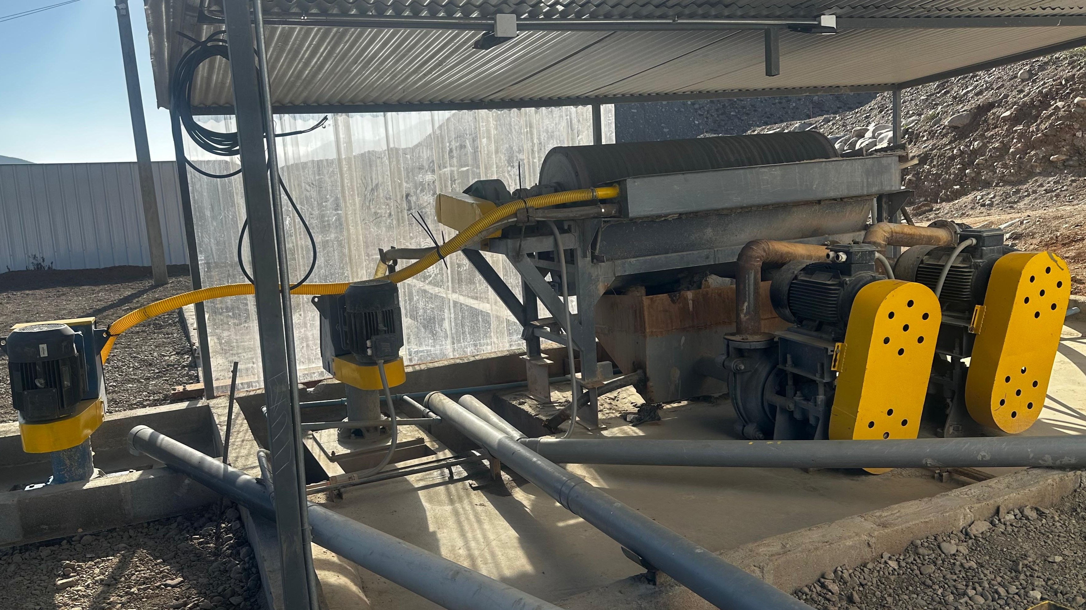 Mesa concentradora de oro