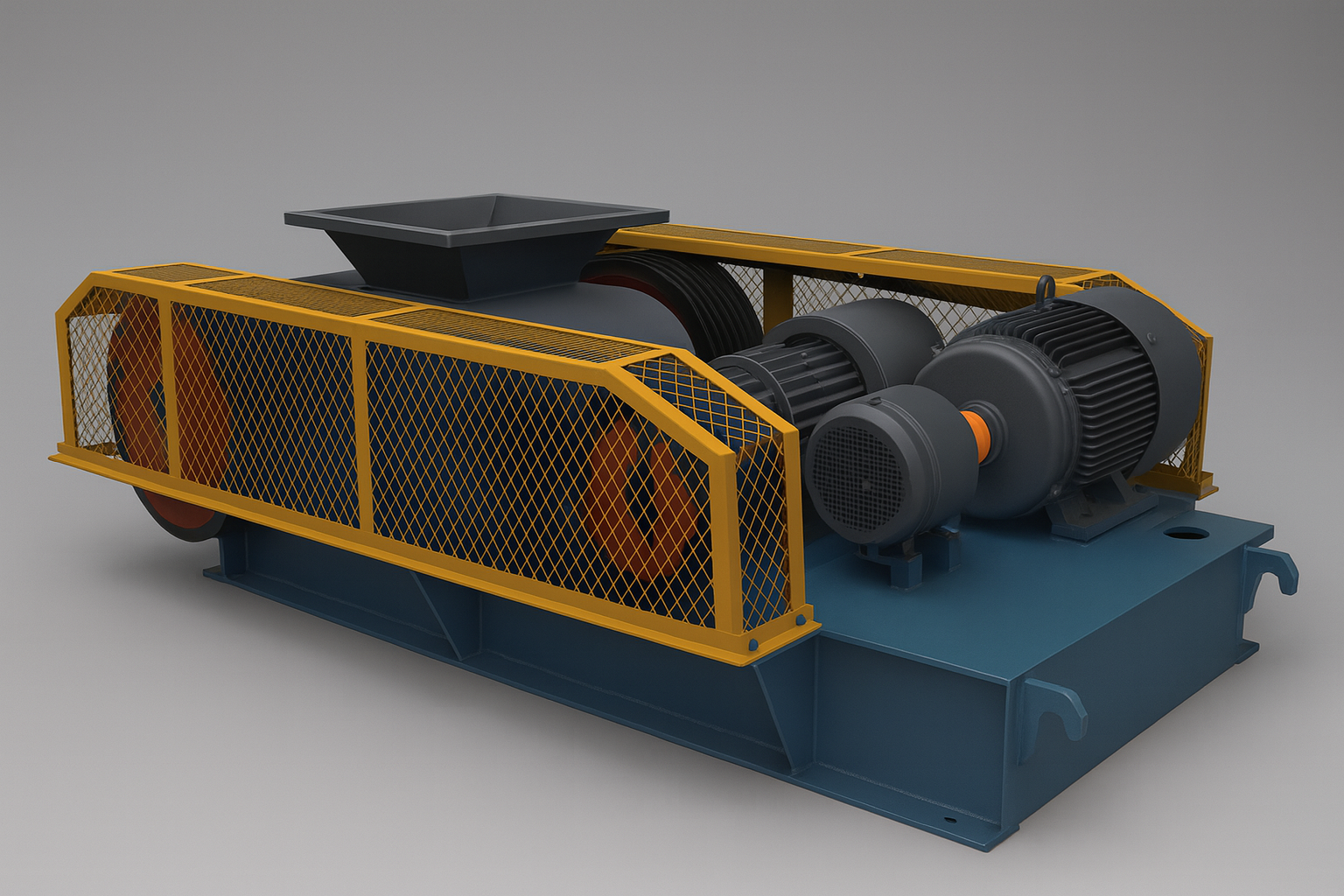 Trituradora de Rodillo - Render 3D